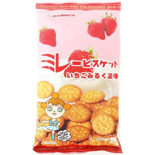 野村Nomura草莓味小圆脆饼 x2包