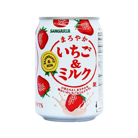 SANGARIA三佳利草莓牛奶饮料 x3罐